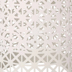 Lace Cut Metal Side Table