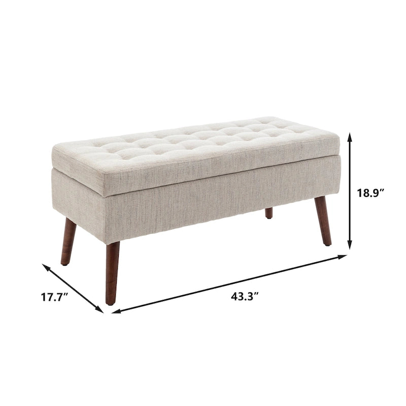 Storage Bench for Bedroom End of Bed