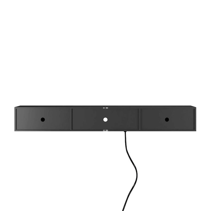 Floating TV Stand Wall Mounted with 16 Color LEDs,69 Modern TV Stand, Floating TV Cabinet Entertainment Center