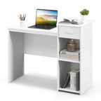 Modern Computer Desk with Drawer for Home Office and Laptop Use