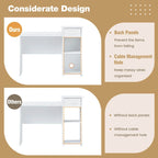 Modern Computer Desk with Drawer for Home Office and Laptop Use