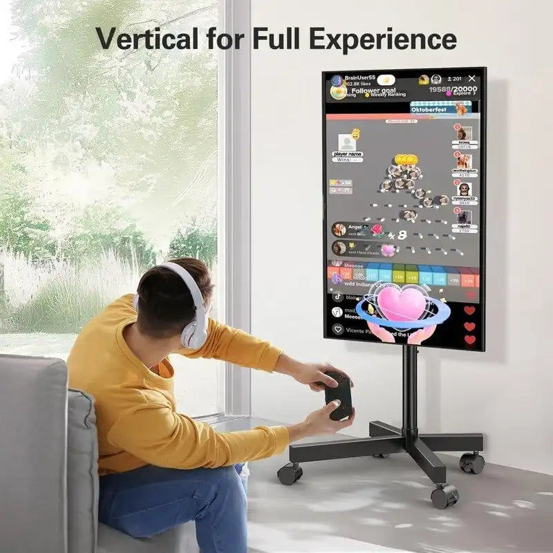 Rolling TV Stand