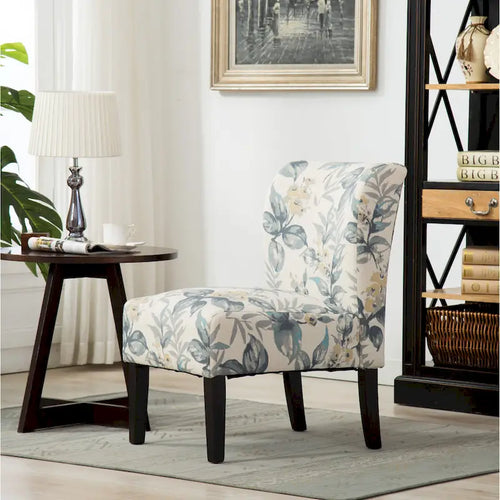 Fauteuil d'appoint rembourré Blue Leaves 29.13