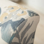 Blue Leaves 29.13 Upholstered Accent Chair