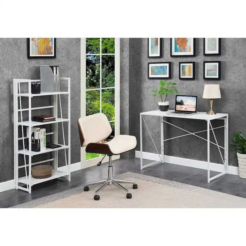 Compact Folding Desk for Small Spaces, Home Office and Dorm Rooms