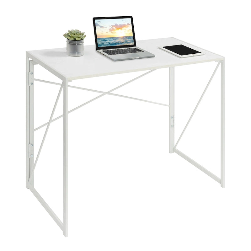 Compact Folding Desk for Small Spaces, Home Office and Dorm Rooms