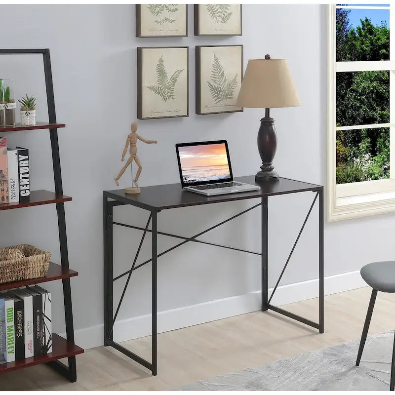 Compact Folding Desk for Small Spaces, Home Office and Dorm Rooms