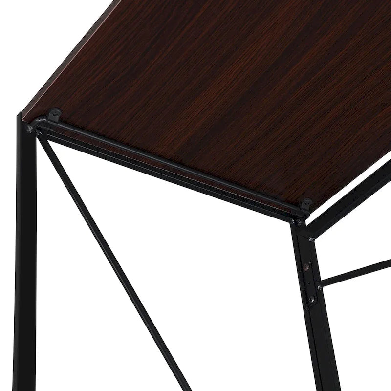 Compact Folding Desk for Small Spaces, Home Office and Dorm Rooms