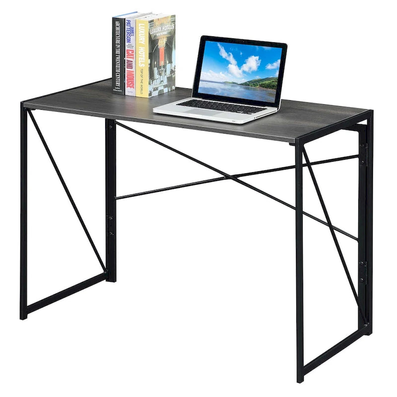 Compact Folding Desk for Small Spaces, Home Office and Dorm Rooms