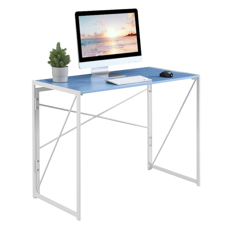 Compact Folding Desk for Small Spaces, Home Office and Dorm Rooms