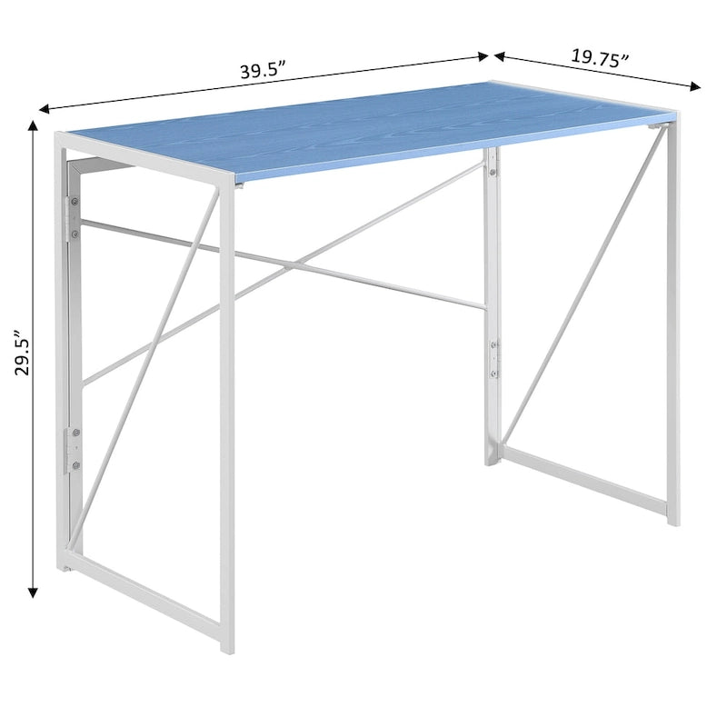 Compact Folding Desk for Small Spaces, Home Office and Dorm Rooms