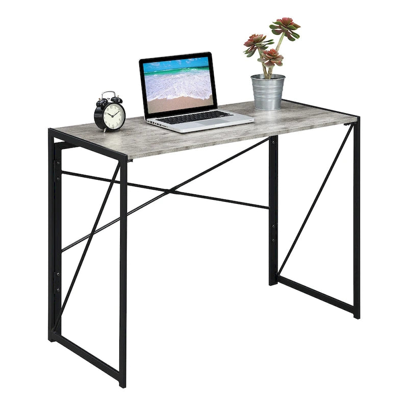 Compact Folding Desk for Small Spaces, Home Office and Dorm Rooms