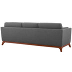 Upholstered Fabric Sofa for Living Room with Solid Frame