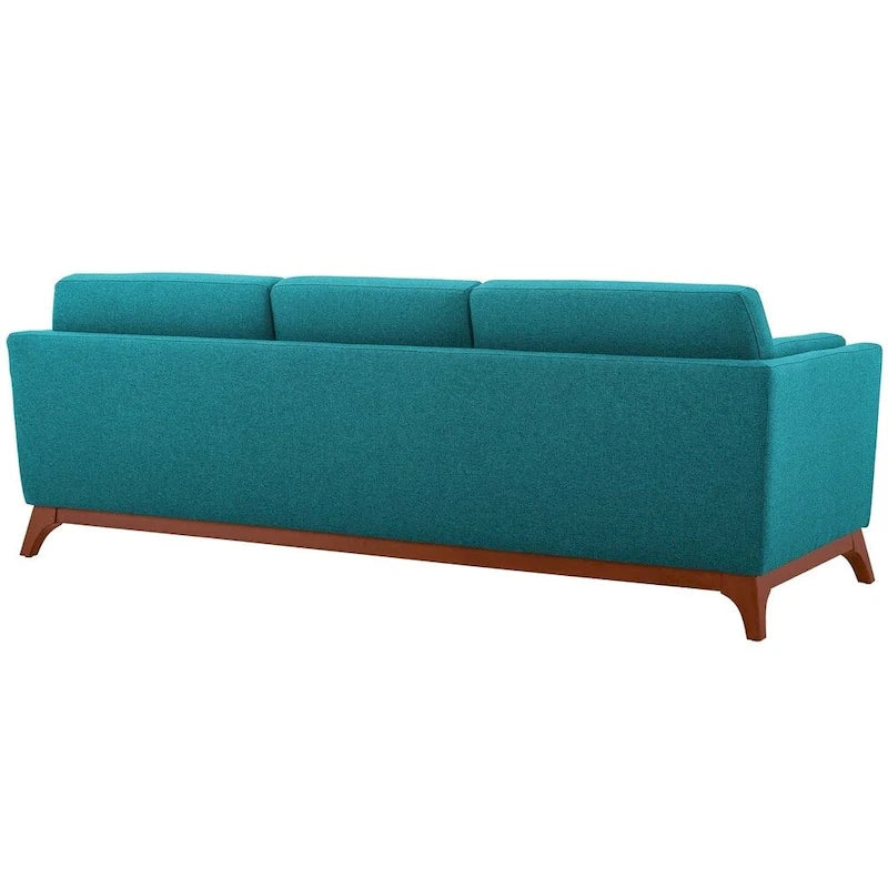 Upholstered Fabric Sofa for Living Room with Solid Frame