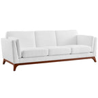 Upholstered Fabric Sofa for Living Room with Solid Frame