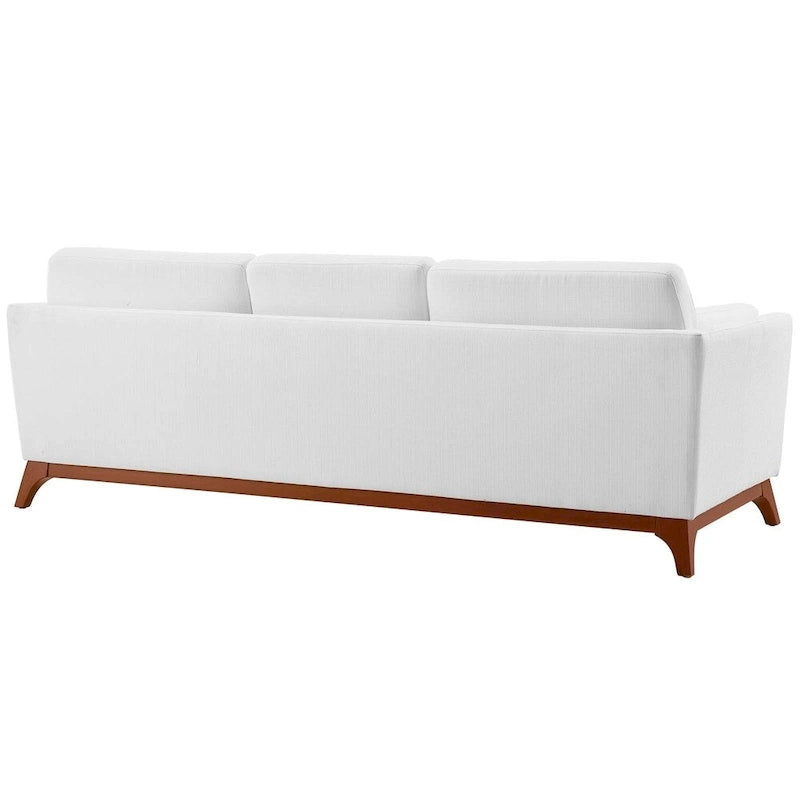 Upholstered Fabric Sofa for Living Room with Solid Frame