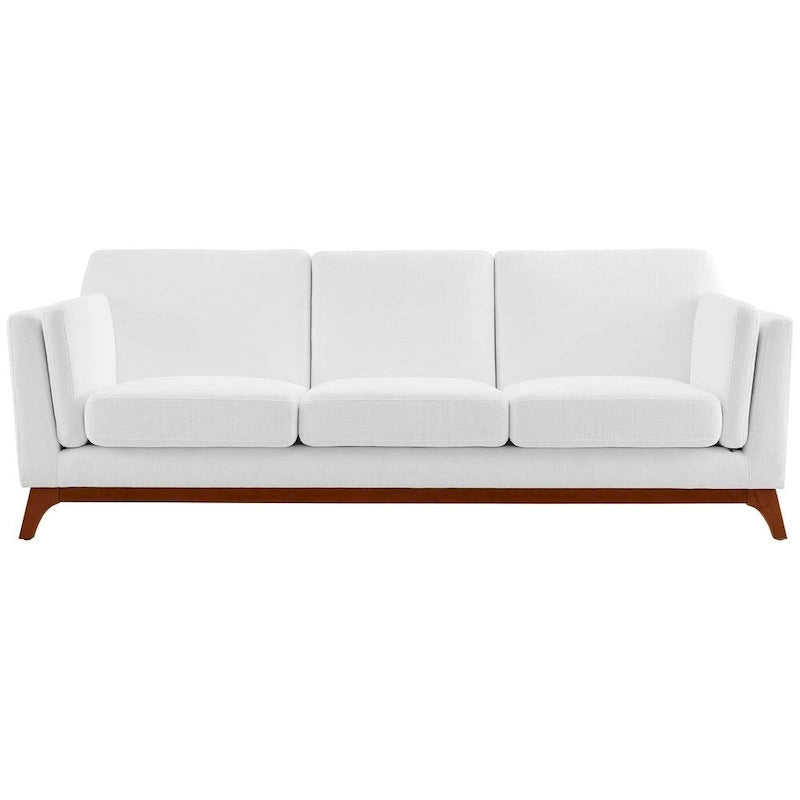 Upholstered Fabric Sofa for Living Room with Solid Frame