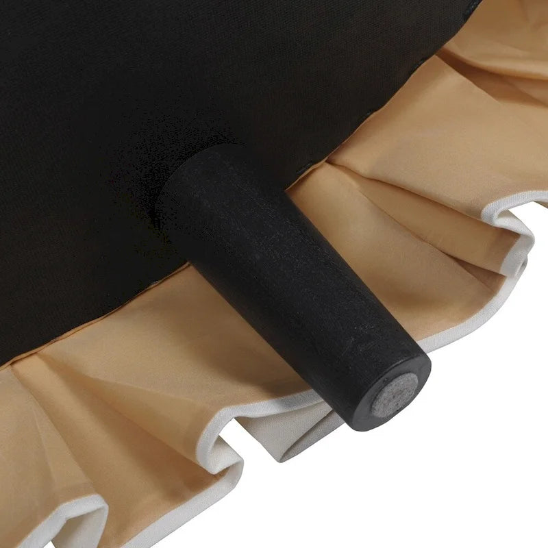 Tufted Cocktail Ottoman with Pleated Skirt for Living Room