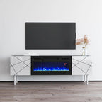 Electric Fireplace TV Stand for TVs up to 63 Inches