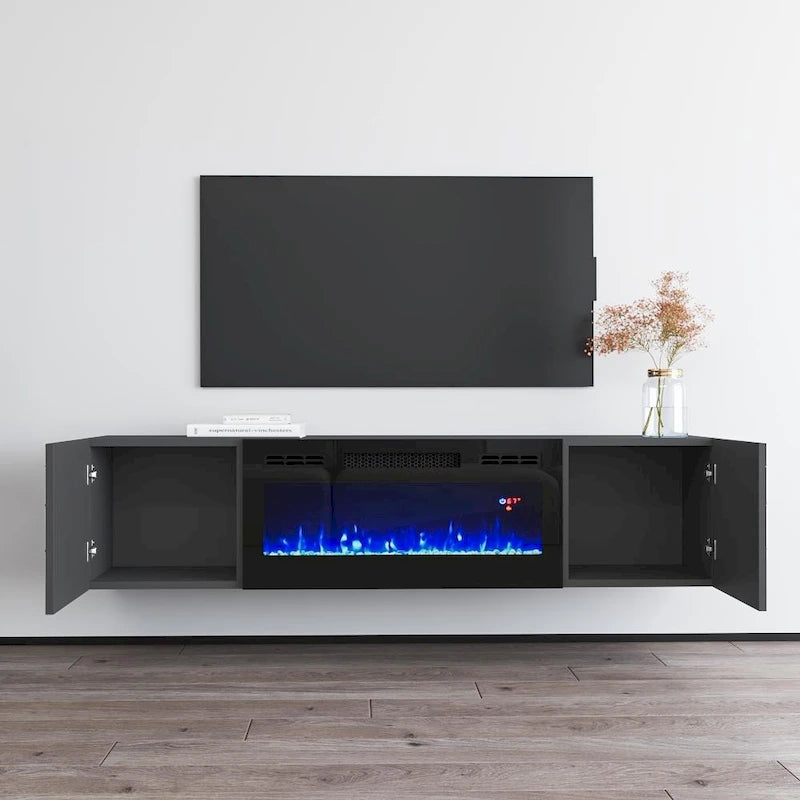 Electric Fireplace TV Stand for TVs up to 63 Inches