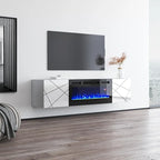Electric Fireplace TV Stand for TVs up to 63 Inches