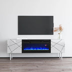 Electric Fireplace TV Stand for TVs up to 63 Inches