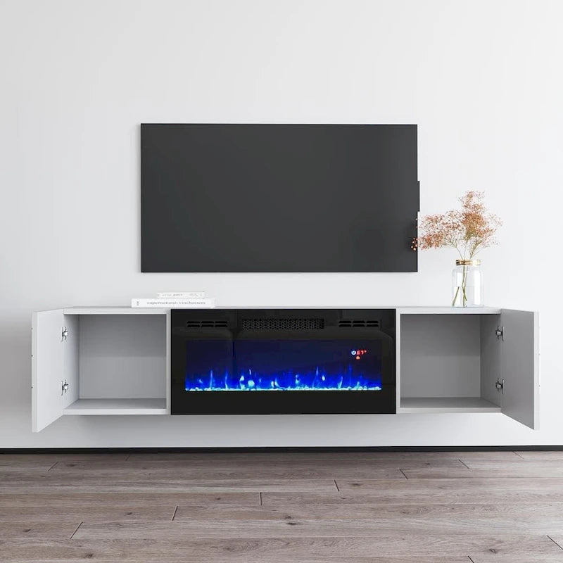 Electric Fireplace TV Stand for TVs up to 63 Inches