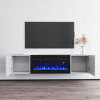 Electric Fireplace TV Stand for TVs up to 63 Inches