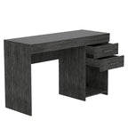 Writing Computer Desk with 2 Drawers and Cabinet for Home Office