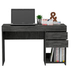 Writing Computer Desk with 2 Drawers and Cabinet for Home Office