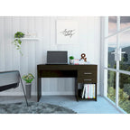 Writing Computer Desk with 2 Drawers and Cabinet for Home Office