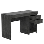 Writing Computer Desk with 2 Drawers and Cabinet for Home Office