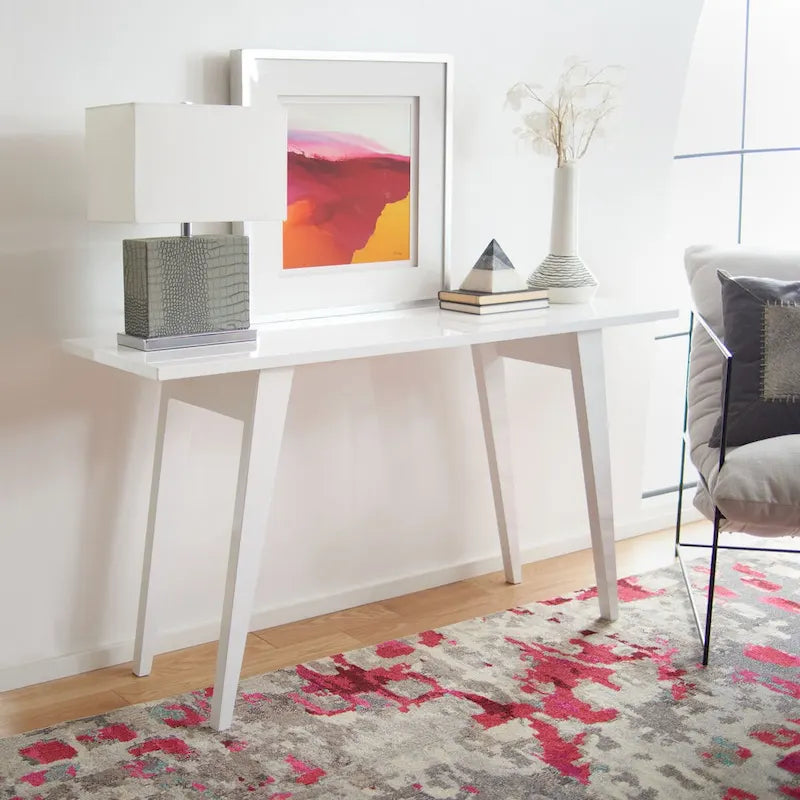 Oak Console Table 59x18x32 for Entryway and Living Room
