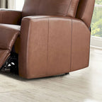 Zero Gravity Power Recliner with Adjustable Headrest in Top Grain Leather