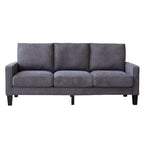 Modern Upholstered Sofa for Living Room with Solid Wood Legs