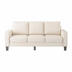 Modern Upholstered Sofa for Living Room with Solid Wood Legs