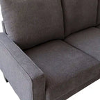 Modern Upholstered Sofa for Living Room with Solid Wood Legs