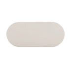 Cream Oval Coffee Table for Living Room