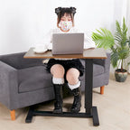 Rolling C Shape Laptop Adjustable Sofa Side Table Bedside Nightstand