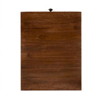 C-Shaped End Table with 1 Drawer for Sofa and Bed Side