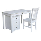 Two Drawer File Cabinet with Desk And Chair
