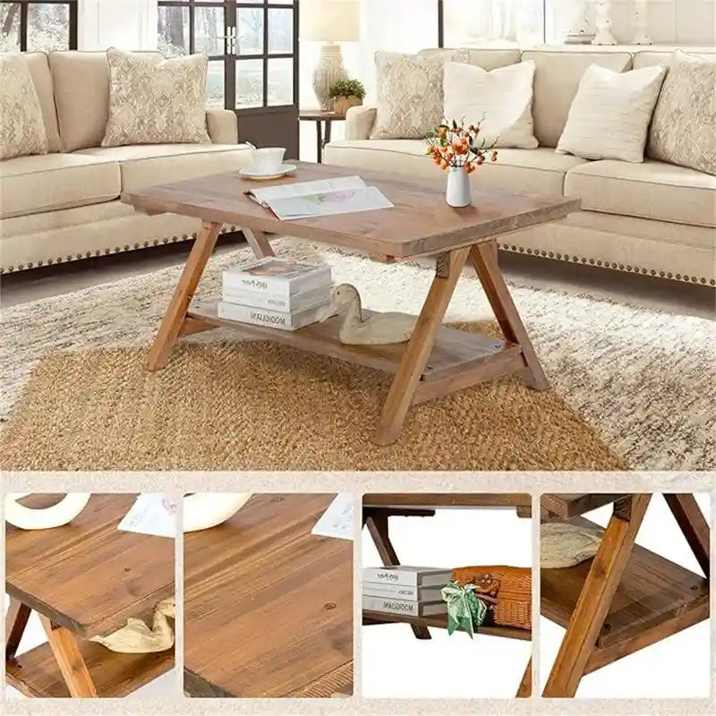 Modern Coffee Table 42.5x21.7x17.7 for Living Room