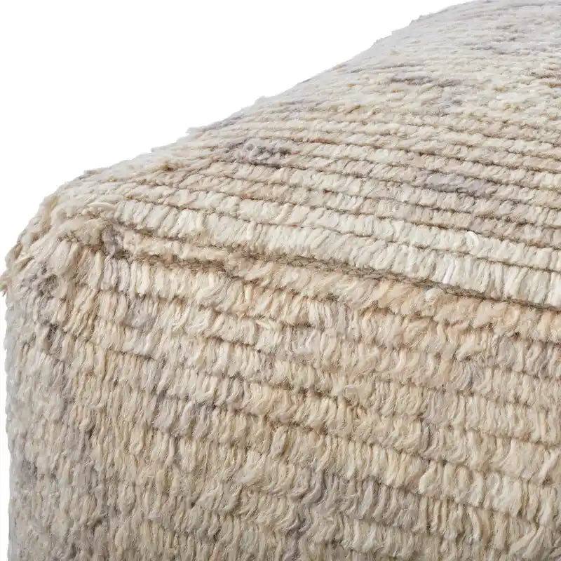 Traditional Medallion Pouf Ottoman for Living Room and Bedroom