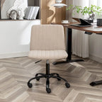 Fabric Swivel Office Chair with Adjustable Height and Padded Seat