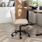Fabric Swivel Office Chair with Adjustable Height and Padded Seat