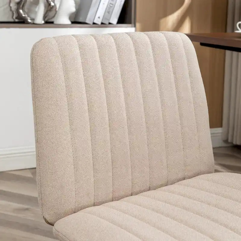 Fabric Swivel Office Chair with Adjustable Height and Padded Seat