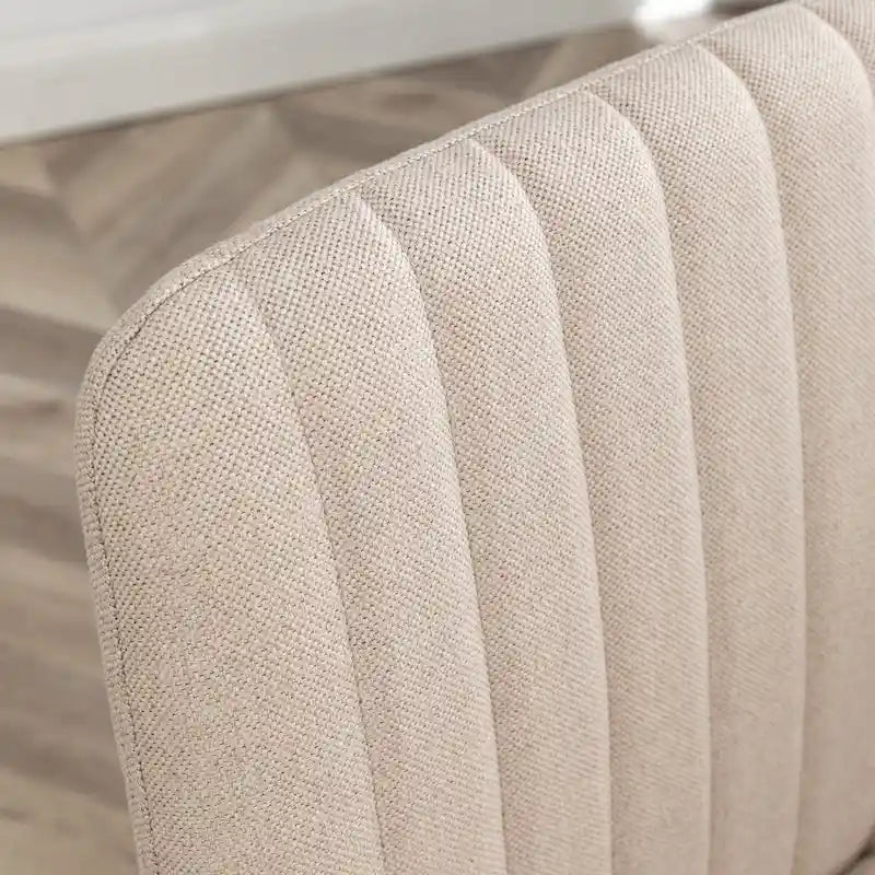 Fabric Swivel Office Chair with Adjustable Height and Padded Seat
