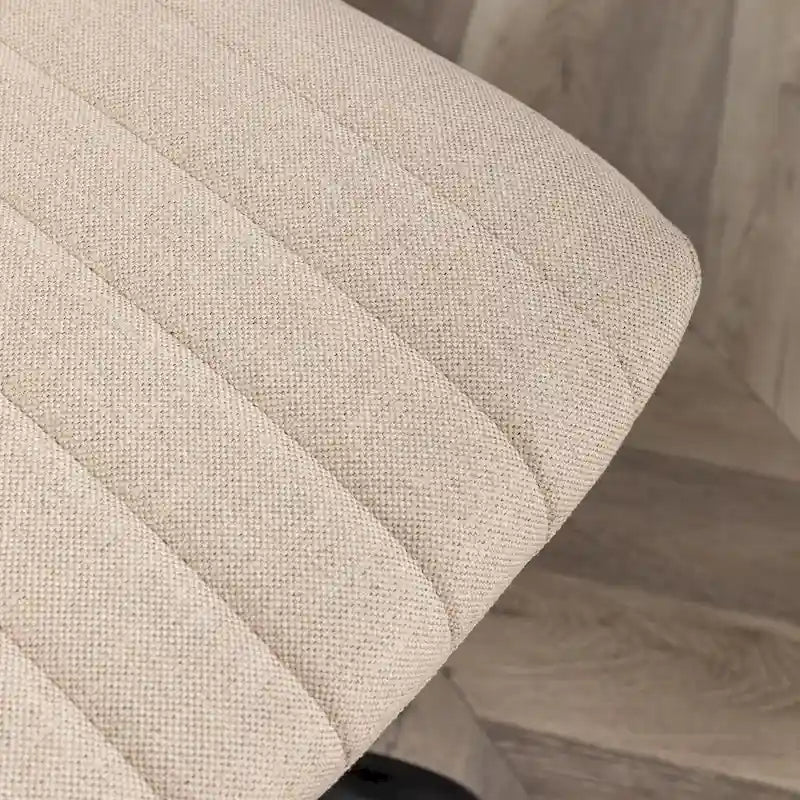 Fabric Swivel Office Chair with Adjustable Height and Padded Seat