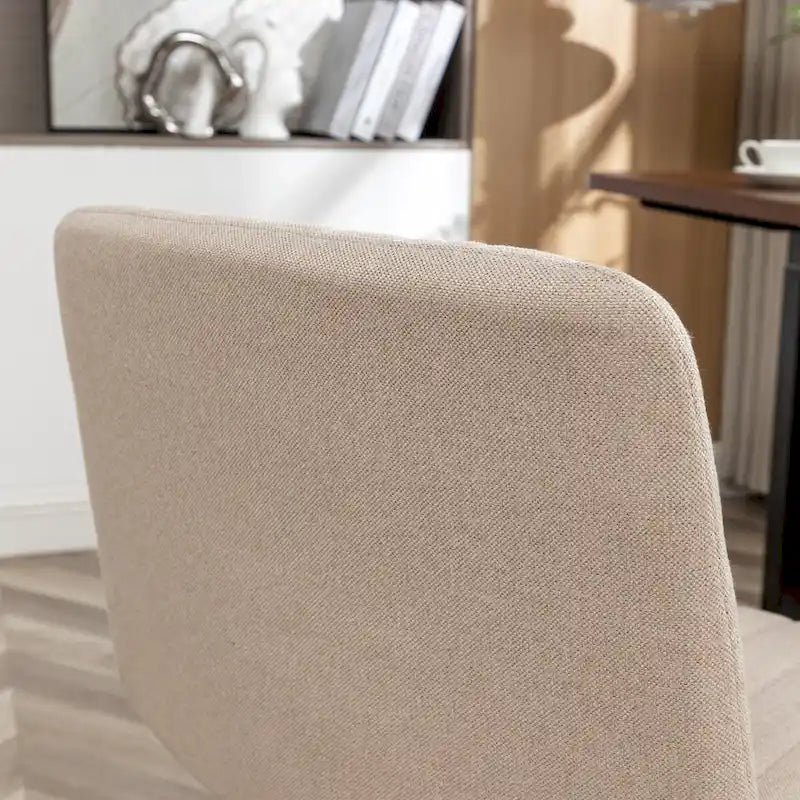 Fabric Swivel Office Chair with Adjustable Height and Padded Seat