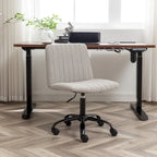 Fabric Swivel Office Chair with Adjustable Height and Padded Seat